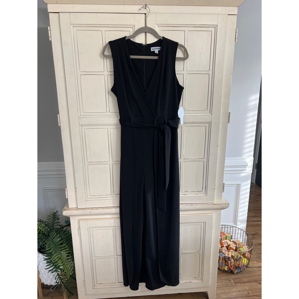 NWT Shelby & Palmer size 12 black sleeveless jumpsuit